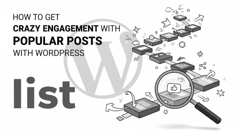 Engagement with Popular Posts in WordPress