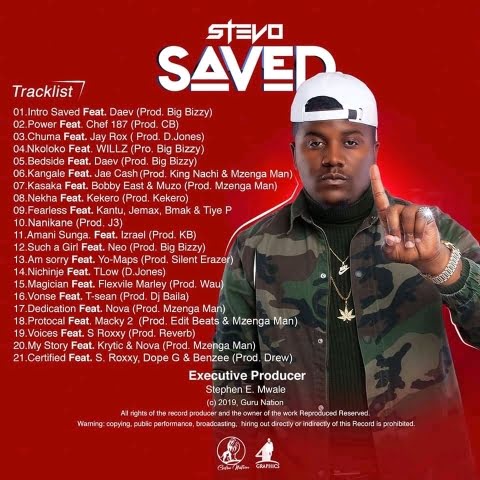 Stevo Saved Track list