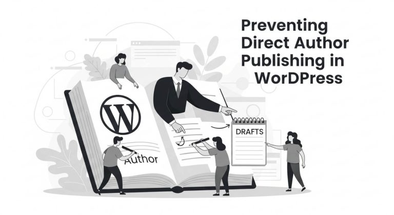 WordPress Prevent Author From Publishing Directly